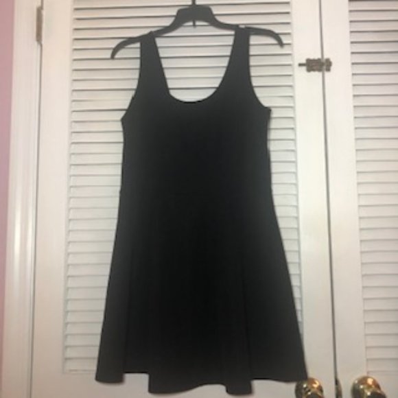 Divided by H&M Black Skater Skirt Tank Dress - Picture 1 of 4